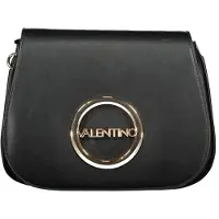 Mario Valentino sac Moses noir, rabat logo circulaire