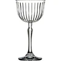 Pasabahce Lot de 4 verres à vin cannelés Joy 17 cl résistant au lave-vaisselle moderne