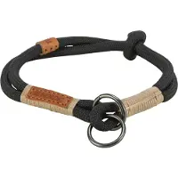 Trixie Be Nordic Collier Hond Half-Slip Zwart / Zand (Chien, Sport canin)