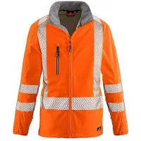 4Protect Veste Softshell de sécurité TYLE orange vif, taille 3XL (3XL)