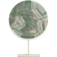 Light & Living Ornement GOUYA en pierre agate jaune antique bronze – 35x12x50 cm