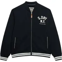 Superdry Veste de survêtement 'Country Club' marine / blanc