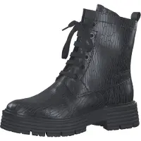 Marco Tozzi Bottines à lacets noir