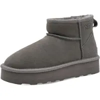 Marco Tozzi Boots gris foncé