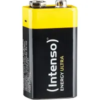 Intenso 7501454, piles jetables, 6LR61, alcalines, 9 V, 4 pièces, 560 mAh