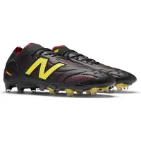 New Balance Hommes, Chaussures de football, UT1FL3KQ Tekela Elite Low FG V5 (44.5), Noir, Rouge, Jaune