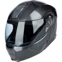 KLIM GT1 Expedition, casque rabattable ,Gris Foncé/Gris ,XL