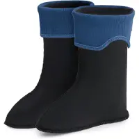 Ladeheid - Chaussettes chauffantes pour bottes en caoutchouc (chaussons intérieurs) (jeans, taille 22/23) LA-861