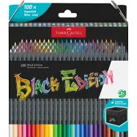 Faber-Castell 100 Colored Pencils And Case With Support Multicolore Enfants
