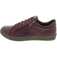 Andrea conti - Chaussures de sport pour femmes, lacets, couleur rouge, style décontracté