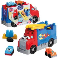 Mega - Camion de course et de chantier - Coffret de 19 pièces - - JFR29