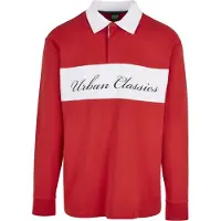 Urban Classics T-Shirt rouge / noir / blanc