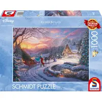 Schmidt Thomas Kinkade Studios Cinderella Bringing Home The Tree 1000 pièces