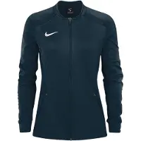 Nike Dri-fit Track Full Zip Sweatshirt Bleu M Femme