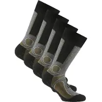 Rohner Socks Chaussettes gris chiné / kaki / noir / blanc