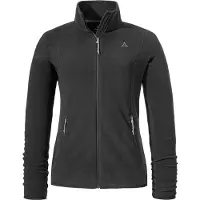 Schöffel Veste en polaire fonctionnelle gris argenté / noir