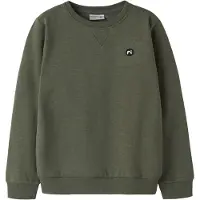 Name It Kids Sweat 'NKMVimo' vert foncé / blanc