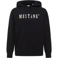 Mustang Sweat-shirt 'Bronson' noir / blanc