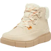 Sorel - Bottines imperméables et isolantes - Explorer III Nw Lace WP W Honey White Sea Salt pour Femme en Cuir - Taille 39,5 - Beige
