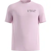Odlo Essential Print Short Sleeve T-shirt Rose M Homme