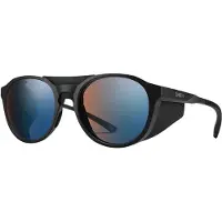 Smith - Lunettes de soleil photochromiques - Venture Matte Black ChromaPop Glacier Photochromic Copper Blue Mirror - Noir