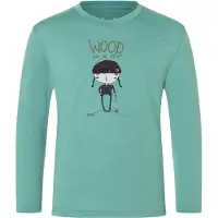 Super.natural Wood Craftine Regular Fit Long Sleeve T-shirt Vert 116 cm Enfants