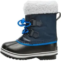 Sorel Bottes de Neige Sorel Enfant Yoot PAC Nylon WP Collegiate Navy Super Blue 24-Taille 28