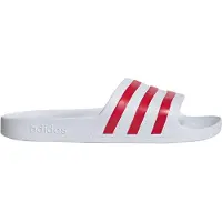 Adidas Mule 'ADILETTE AQUA' rouge foncé / blanc