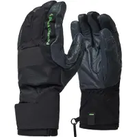 Black Diamond - Gants d'escalade sur glace en PrimaLoft&reg; - Punisher Gloves Black en Cuir - Taille S - Noir