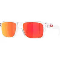Oakley - Lunettes de soleil - Holbrook XXS Clear/Prizm Ruby - Blanc