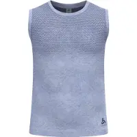 Odlo Performance Light Rain Dye Sleeveless Base Layer Bleu S Homme