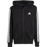 Adidas Essentials Full-zip Hoodie Enfant - Sweats à capuche, Noir - Taille 147 - 152 CM - Jersey de coton