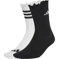 Adidas Chaussettes de sport 'Glow 2 Pack' noir / blanc