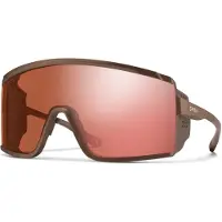 Smith - Lunettes de soleil photochromiques - Pursuit Matte Gold Dust ChromaPop Glacier Photochromic Rose Gold Mirror - Marron