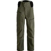 Ortovox - Pantalon de ski imperméable et coupe-vent - Ravine Plus 3L Pants M Dark Wild Herbs pour Homme en Laine - Taille L - Kaki