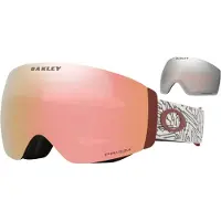 Oakley - Masque de ski - Flight Deck Pro M Matte Black Prizm Rose Gold & Prizm Black - Bordeaux