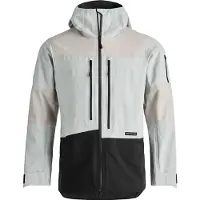 Ortovox - Veste de ski imperméable et coupe-vent - Ravine Free 3L Jacket M Grey Ice pour Homme en Laine - Taille S - Gris