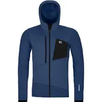 Ortovox - Polaire à capuche en laine de mérinos - Fleece Grid Hoody M Blue Nunatak en Laine - Taille L - Navy