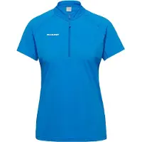 Mammut Ducan Fl Half Zip Short Sleeve T-shirt Bleu M Femme