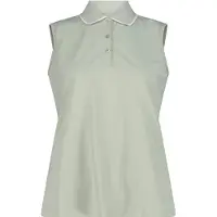CMP Polo sans manches en piqué extensible femme