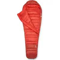 Rab - Sac de couchage de bivouac/trekking - Alpine -6C / 20F Dark Horizon/Tuscan Red - Taille Gauche - Rouge