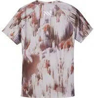 Nnormal - T-shirt technique ultraléger et très respirant - Race T-Shirt 02 W Print - Taille S - Bordeaux