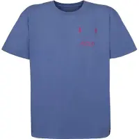 Rock Experience Fake Face Short Sleeve T-shirt Bleu M Homme
