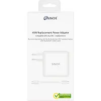 Sinox beslag MagSafe, Indoor, AC, 20 V, 1 m, White