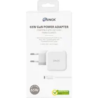 Sinox beslag MagSafe USB C 65W Erstatningslader, Indendørs, Vekselstrøm, 20 V, 1 m, Hvid