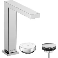 Hansgrohe robinet de lavabo Tecturis E, 2 trous, avec technologie CoolStart EcoSmart+, comprenant un mécanisme de vidange, finition chrome