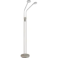 Globo Lampe de lecture à deux lumières Silvio brun sable