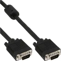 InLine VGA — VGA (0.50 m), Câble vidéo, Noir
