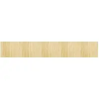 vidaXL Tapis rectangulaire naturel clair 80x500 cm bambou