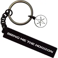 Bring Me The Horizon Unisexe, Porte-clés, Text Logo 6-Point Star Charm Schlüsselanhänger, Noir
